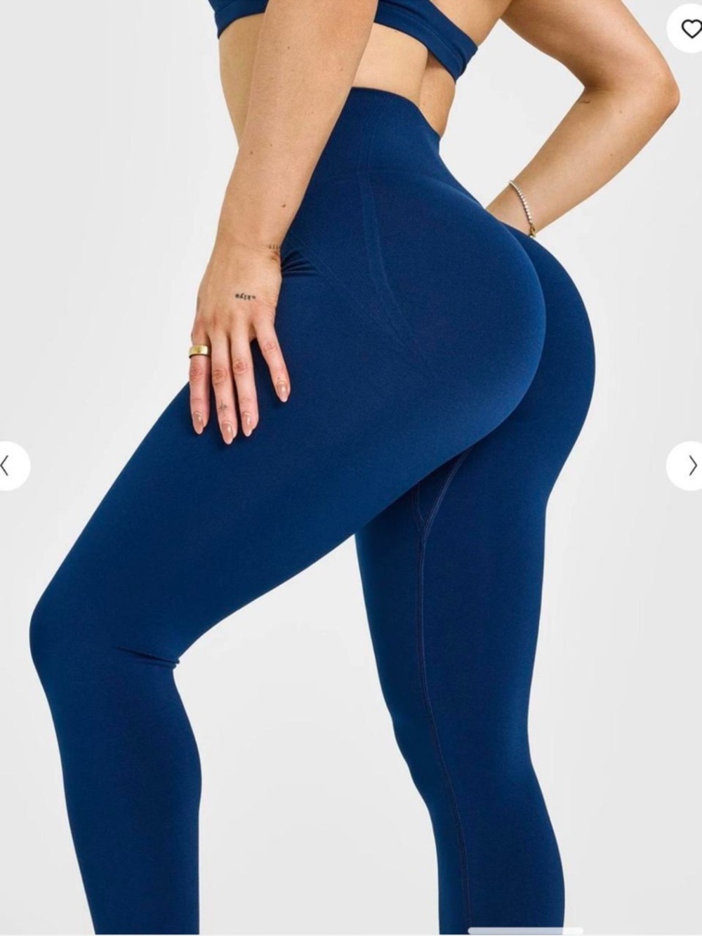Oner Active EFFORTLESSLIFT HIGH WAISTED LEGGINGS WITH WHITE LOGO - Picture 2 of 6
